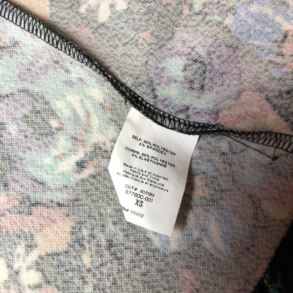 Lush Floral Skater Skirt Size XS - Picture 3 of 6